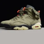 Travis Scott Air Jordan 6 Medium Olive Cactus Jack CN1084 200 (2)