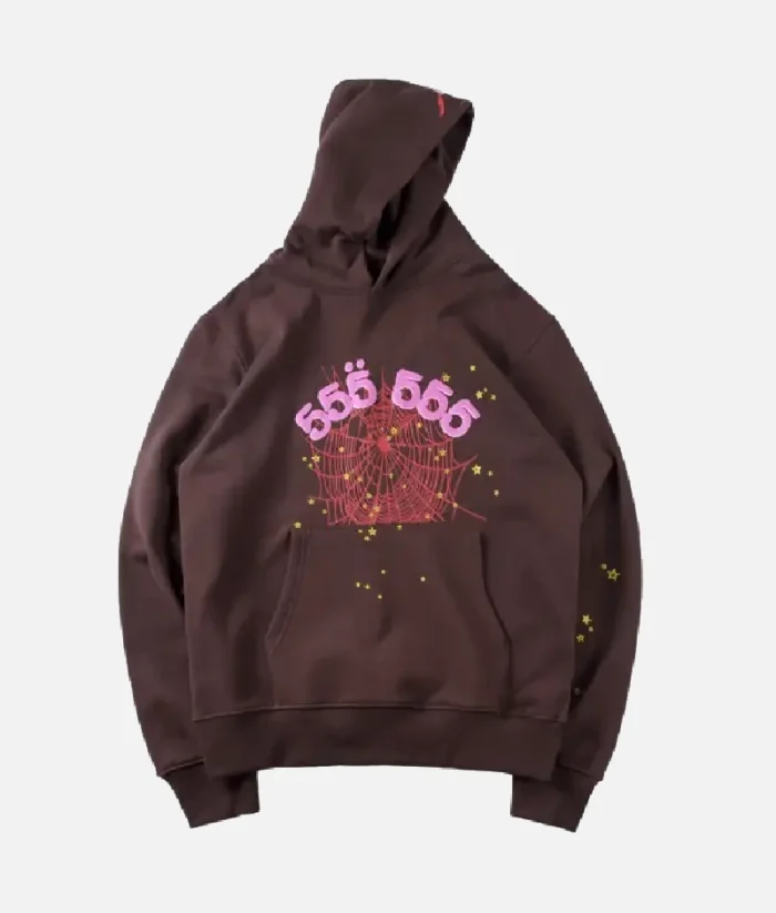 Brown Pink Spider Hoodie 2.webp