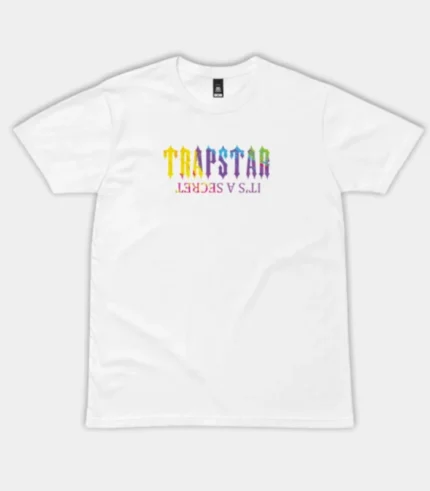 Camiseta Trapstar Its A Secret Paint Pattern Blanco 2.webp