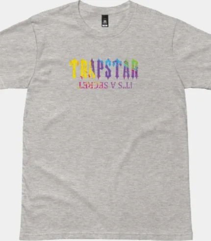 Camiseta Trapstar Its A Secret Paint Pattern Gris 1.webp