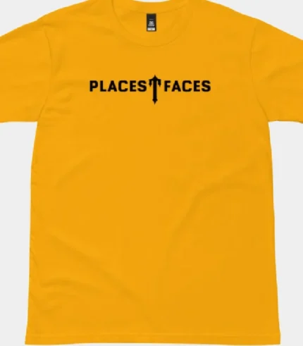 Camiseta Trapstar Places T Faces Amarillo 1.webp