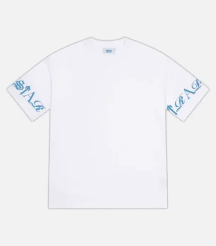 Camiseta Trapstar Script Blanco Azul 2.webp