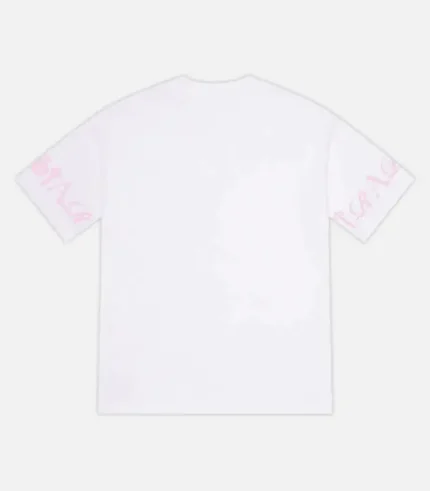 Camiseta Trapstar Script Blanco Rosa 1.webp