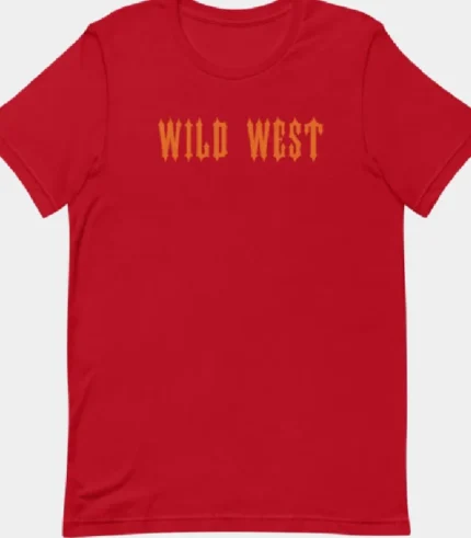 Camiseta Trapstar Wild West Rojo 1.webp