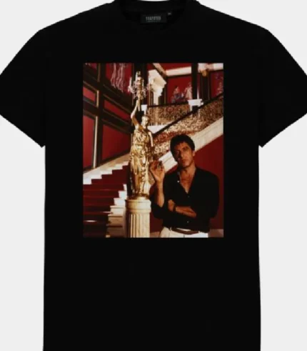Camiseta Trapstar X Scarface El Mundo Es Tuyo Negro 1.webp