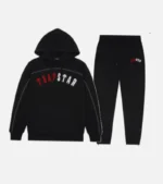 Chandal Capucha Trapstar Irongate Arch Chenille Negro 3.webp