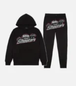 Chandal Con Capucha Trapstar London Shooters NegroRojo 3.webp