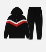 Chandal Con Capucha Trapstar V Stripe Negro.webp