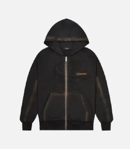 Chandal Negro Lavado Con Cremallera Trapstar Hyperdrive 2.webp