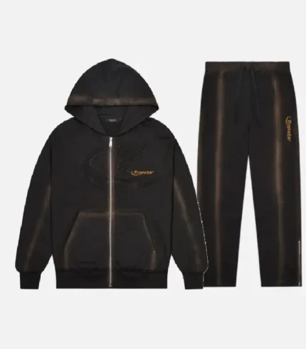 Chandal Negro Lavado Con Cremallera Trapstar Hyperdrive 3.webp