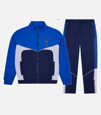 Chandal Trapstar Irongate T Panel Shell Azul Deslumbrante 3.webp