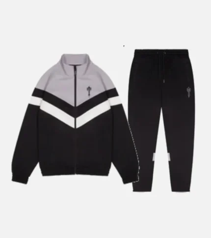 Chandal Trapstar V Stripe Interlock Negro 3.webp