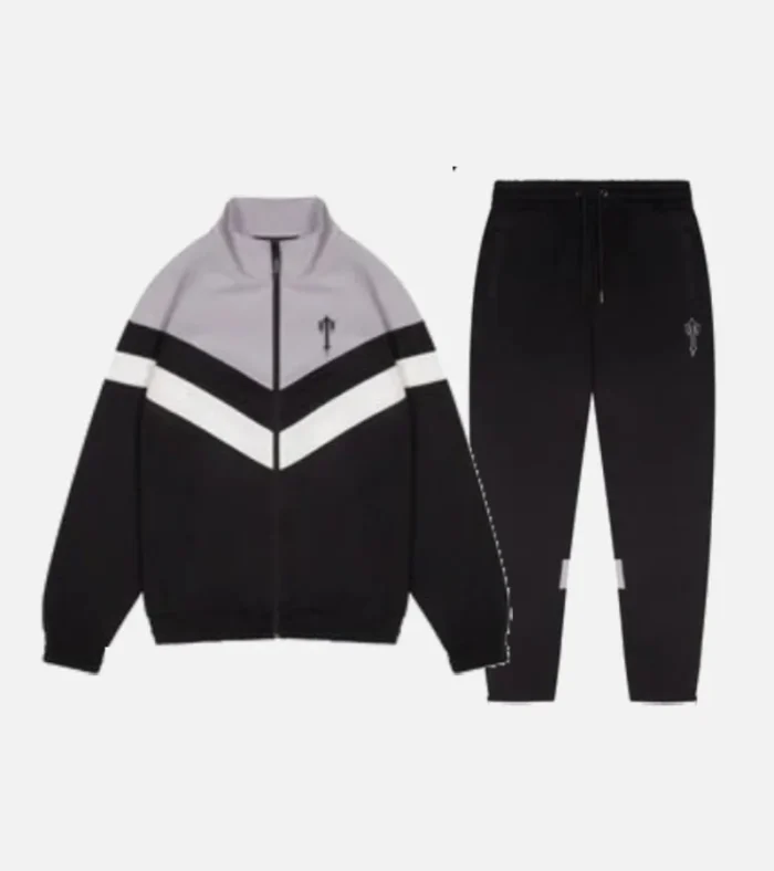 Chandal Trapstar V Stripe Interlock Negro 3.webp