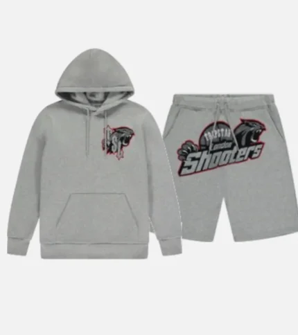 Conjunto Corto Con Capucha Trapstar Shooter Gris 2.webp