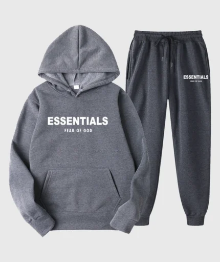 Essentials Hoodie Fear of God Gray TrackSuit 2.webp