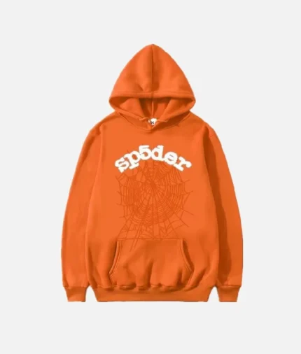 Orange Sp5der Hoodie 4.webp