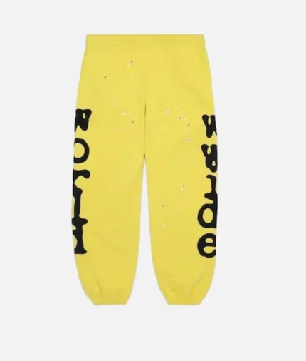 Sp5der Beluga Sweatpants Yellow 2.webp