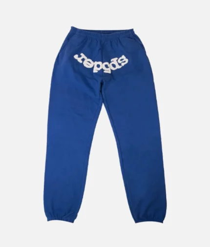 Sp5der Blue Sweatpants 2.webp