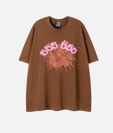 Sp5der T Shirt Brown.jpg