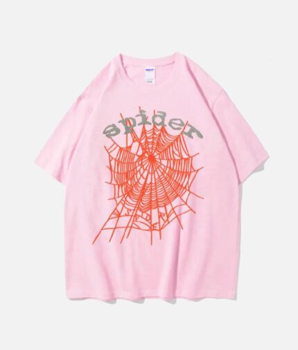 Spider T Shirt Pink.jpg