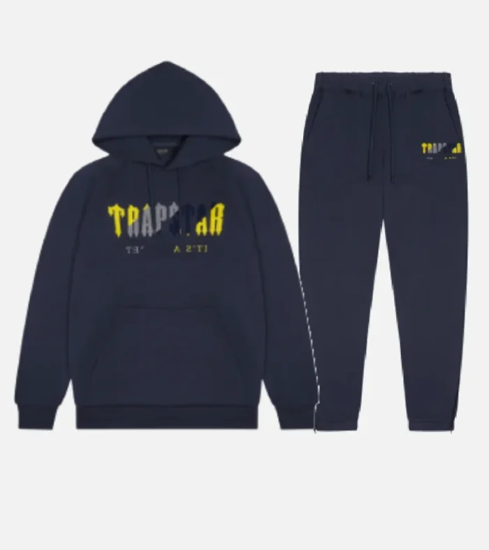 Trapstar Chandal Chenille Decoded Azul MarinoAmarillo 3.webp
